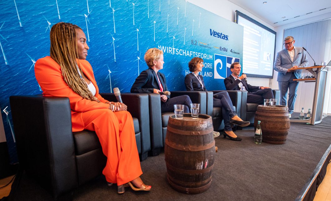 Podiumsdiskussion beim Wirtschaftsforum Offshore